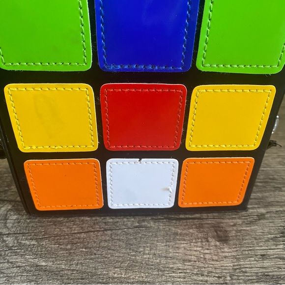 Colorful cube purse - Picture 3 of 6